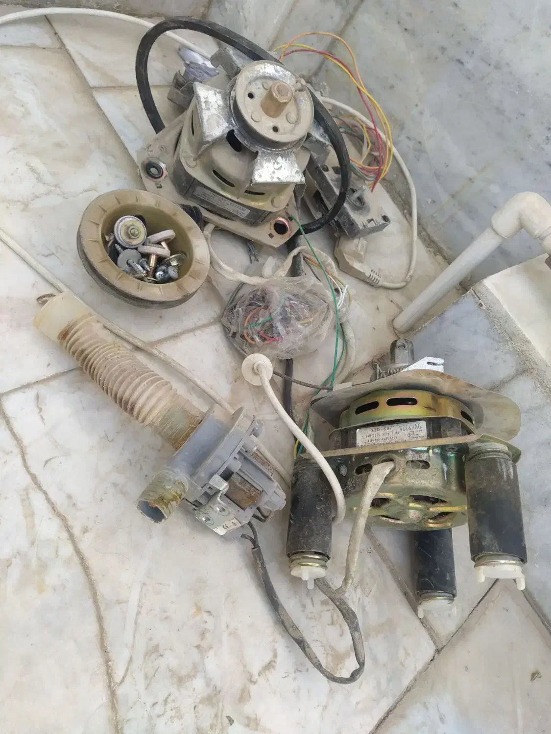 موتور لباس شویی امرسان با تمام متعلقات|ماشین لباسشویی و خشککن لباس|سراوان, |دیوار