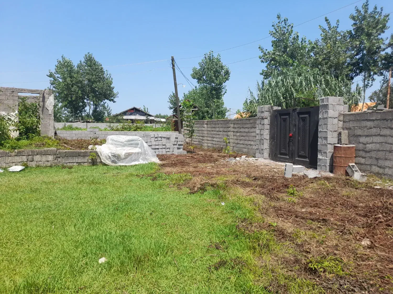 فروش یا تواتر  ویلا نیمه کاره بهمراه شالیزار برنج|فروش خانه و ویلا|کوچصفهان, |دیوار