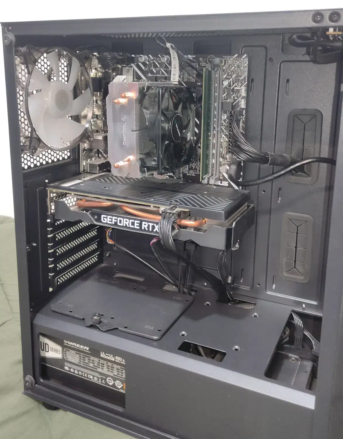 کیس گیمینگ نسل ۱۲ گرافیک ۲۰۶۰ سوپر CPU 12100f|رایانه رومیزی|مشهد, فدک|دیوار