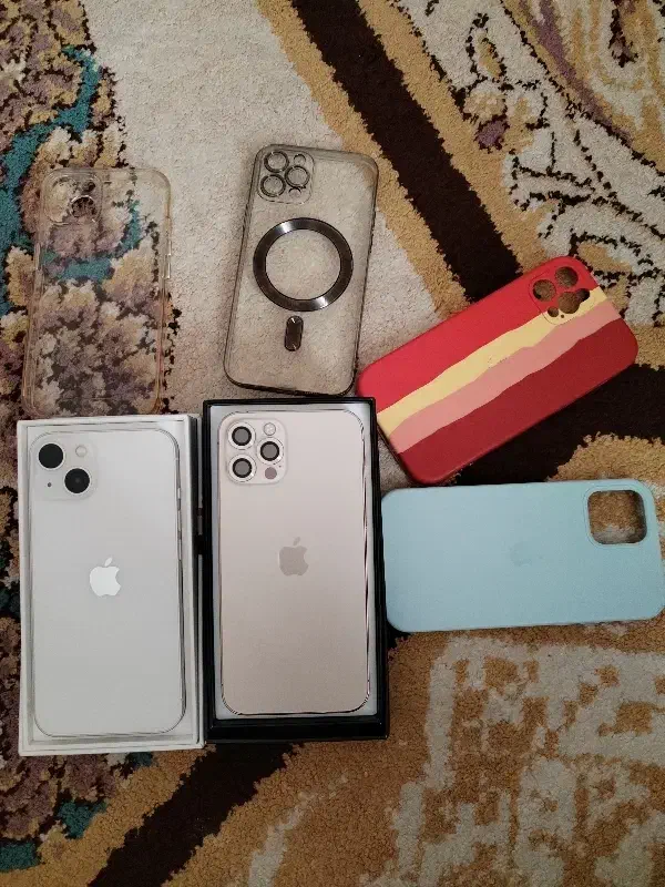 ایفون ۱۳ نرمال و ایفون ۱۲ پرو|موبایل|ایلام, |دیوار