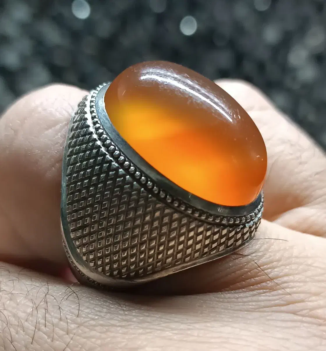 انگشتر عقیق پرتغالی|جواهرات|تهران, بهداشت|دیوار