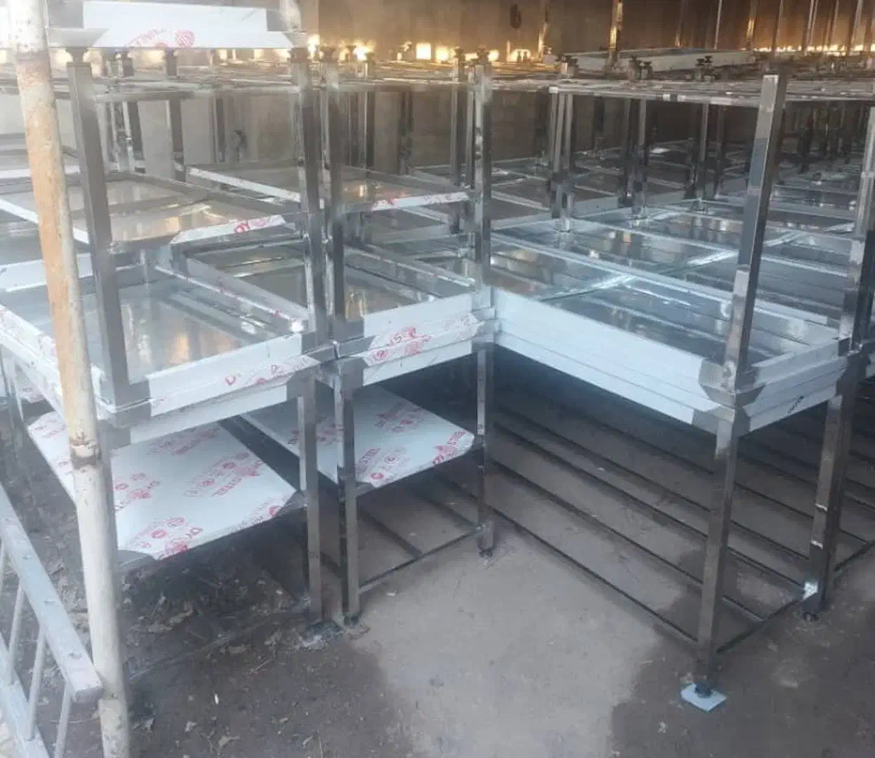 میز استیل سینک وان هود میزکار کابینت ترولی آبچکان|کافیشاپ و رستوران|قم, قلعه صدری|دیوار