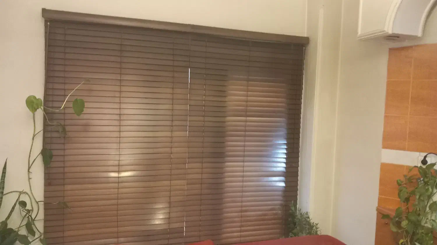 پرده کرکره ای چوبی جنس خوب|پرده، رانر، رومیزی|مشکیندشت, |دیوار