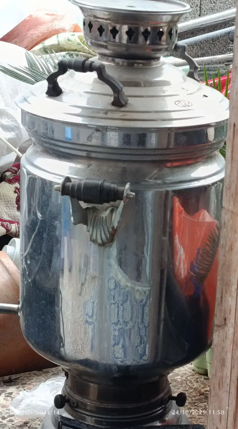 سماور بزرگ گازی سالم|سماور، چای‌ساز، قهوه‌ساز|لنگرود, |دیوار