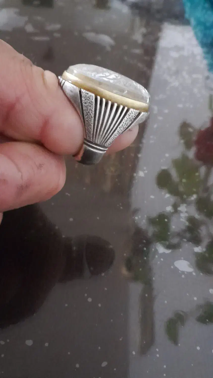 فروش انگشتر(درنجف)نادعلی حکاکی شده|کلکسیون اشیاء عتیقه|اهواز, نادری|دیوار