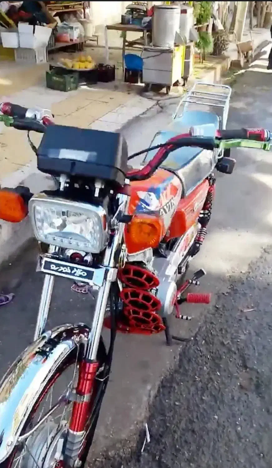 موتور هوندا 125سی سی مزایده|موتورسیکلت|رشت, پیرسرا|دیوار