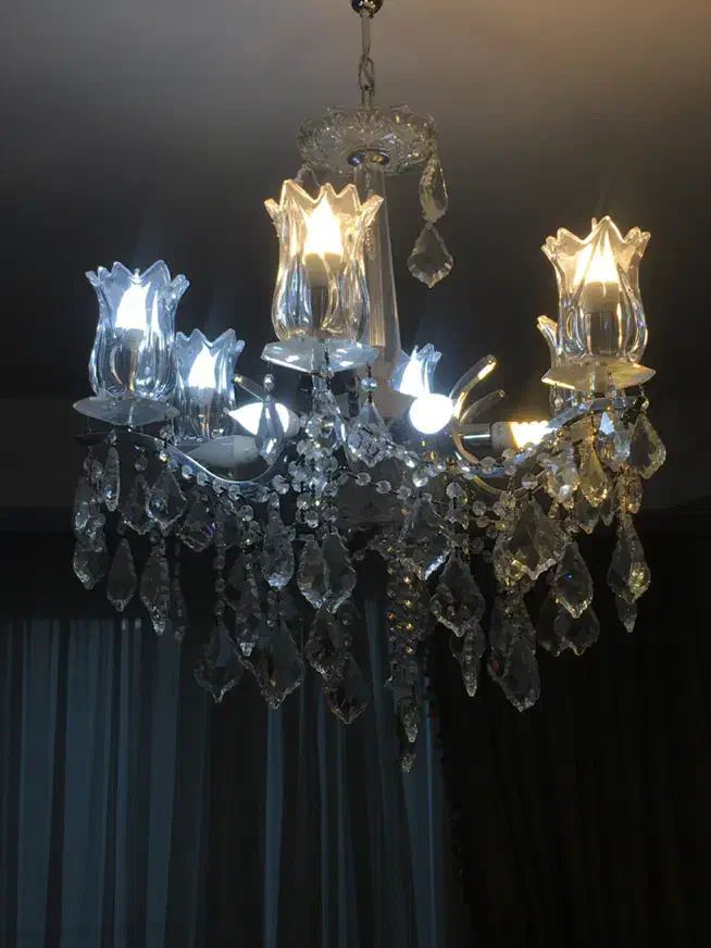 لوستر کریستالی ترک|لوستر و چراغ آویز|تهران, ستارخان|دیوار