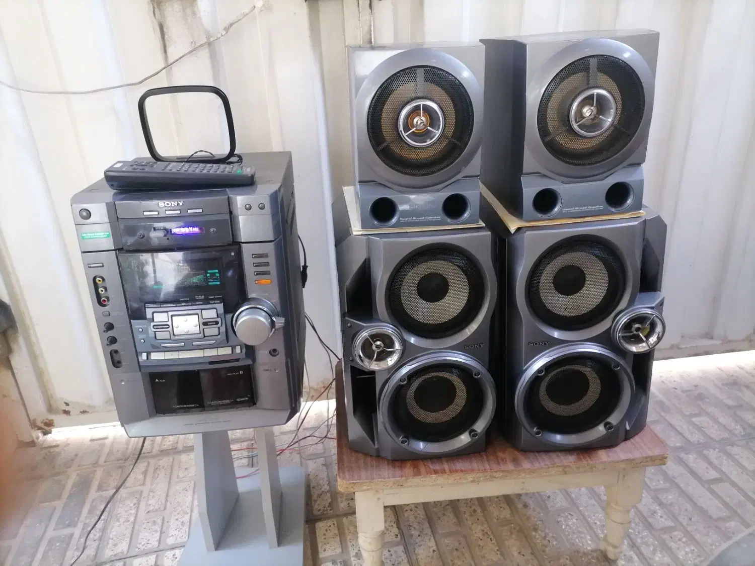 بمب سونی 6600وات باکنترل وانتن رادیوفابریک|سیستم صوتی خانگی|تهران, عباسآباد|دیوار