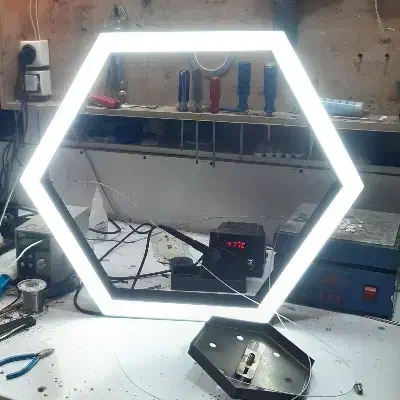 طراحی و اجرای لاین نوری|لامپ و چراغ|قم, شهرک سازمان آب|دیوار