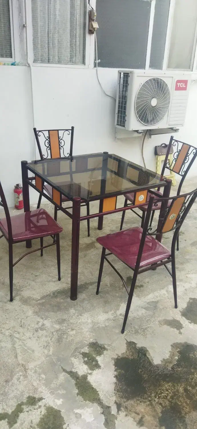 میز ناهار خوری|میز و صندلی غذاخوری|رشت, رودبارتان|دیوار