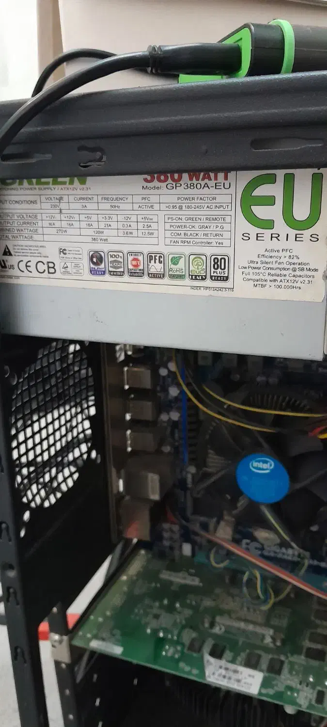 پاور گیرین ۳۸۰ وات سالم|قطعات و لوازم جانبی رایانه|کرمانشاه, |دیوار