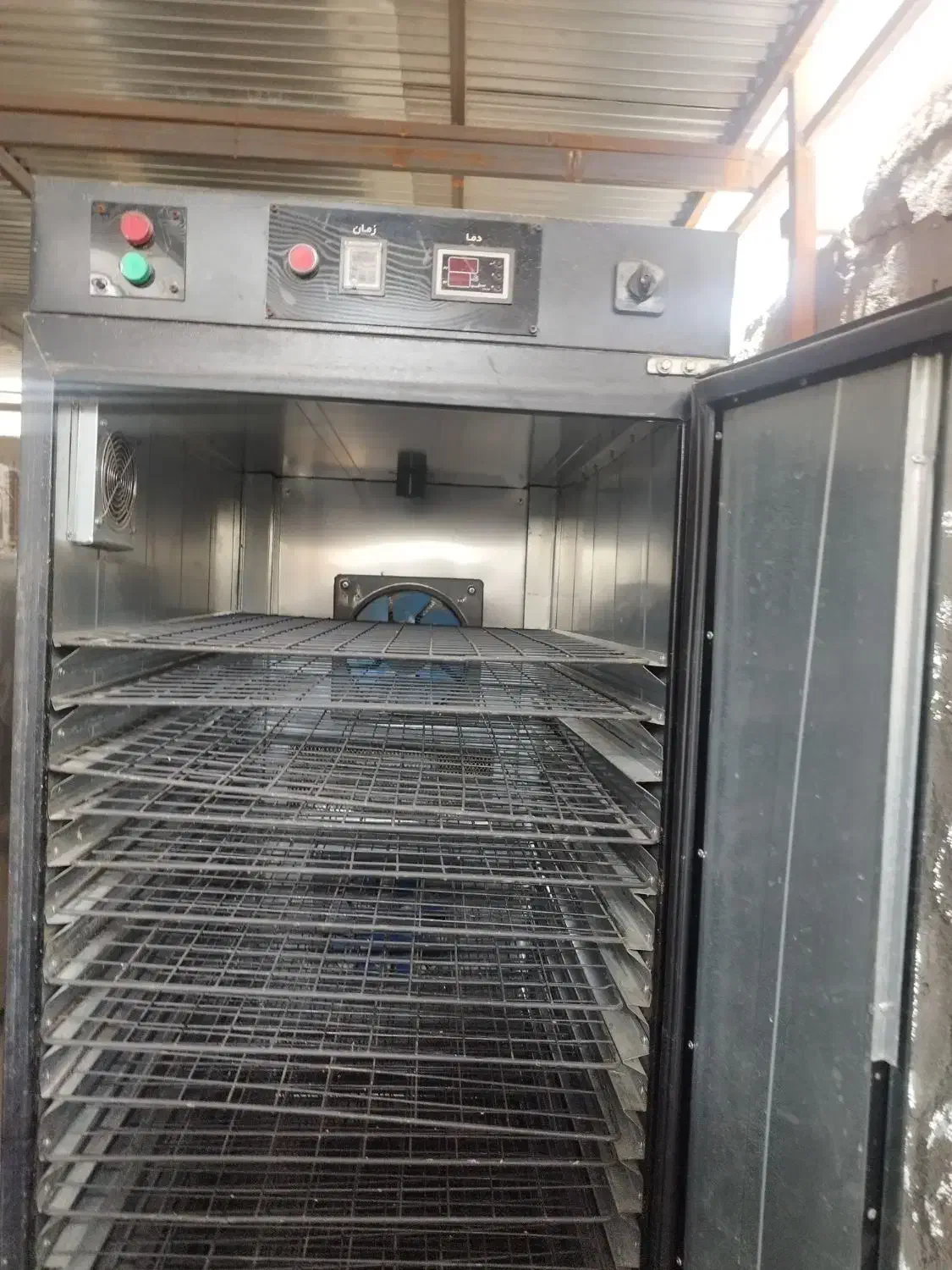 خشک کن صنعتی + اسلایسر ۱۰تیغه+ بسته‌ بندی تک توزین|ماشین‌آلات صنعتی|اندیمشک, |دیوار