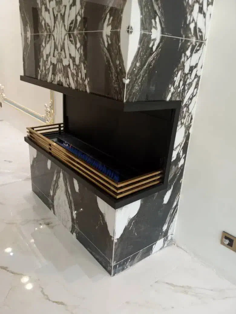 شومینه گازی /مدرن /طرح LCD دیواری|بخاری، هیتر، شومینه|قزوین, |دیوار