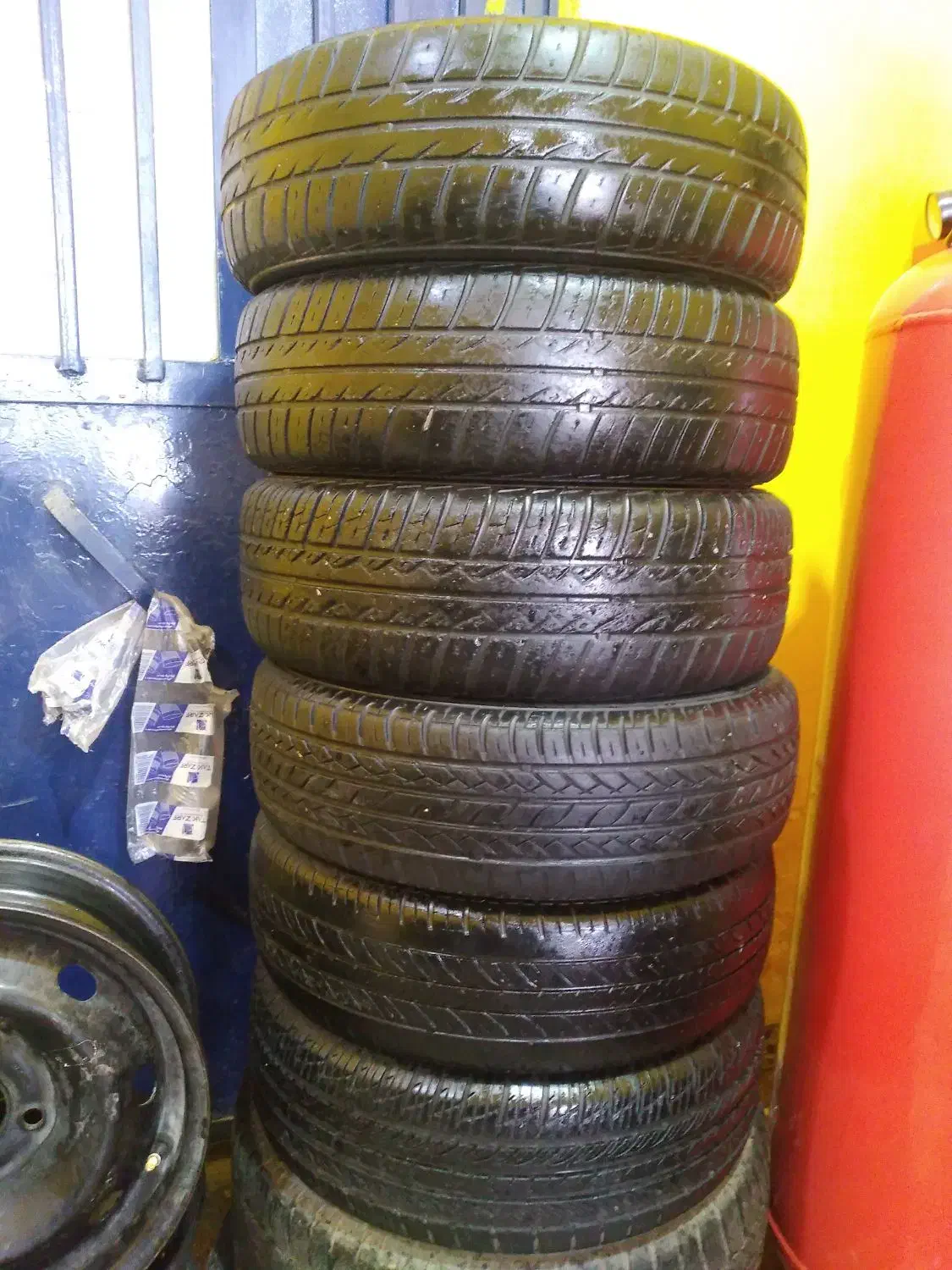 لاستیک دست دوم پژو سمند پراید|قطعات یدکی و لوازم جانبی|شوش, |دیوار