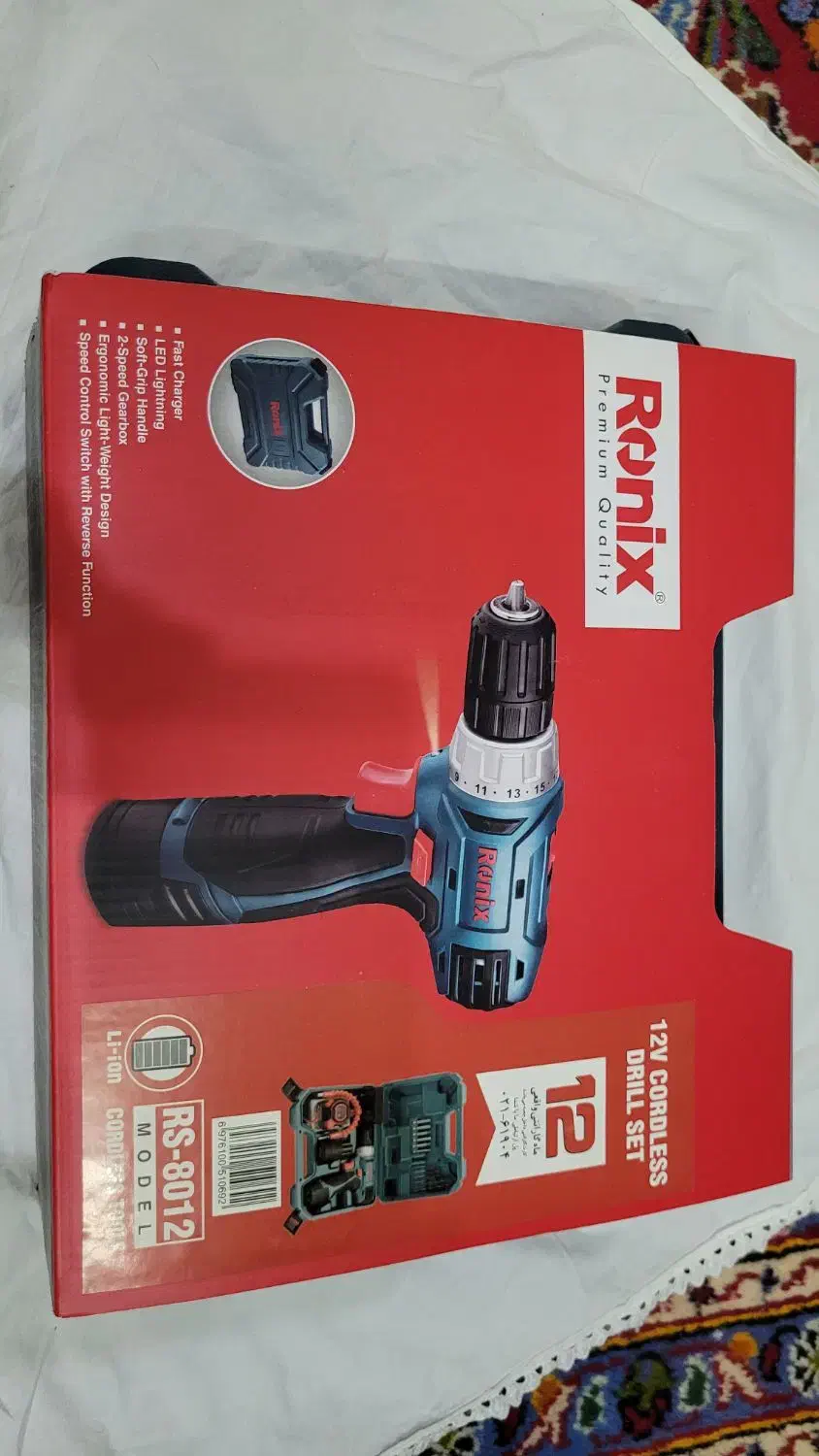 دریل شارژی رونیکس مدل 8012|ابزارآلات|اصفهان, باغ کاران|دیوار