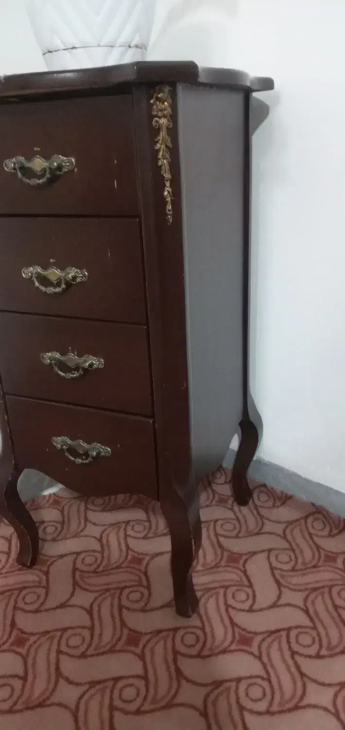 میز تلفن به رنگ قهوهای|میز تلفن|اردبیل, |دیوار