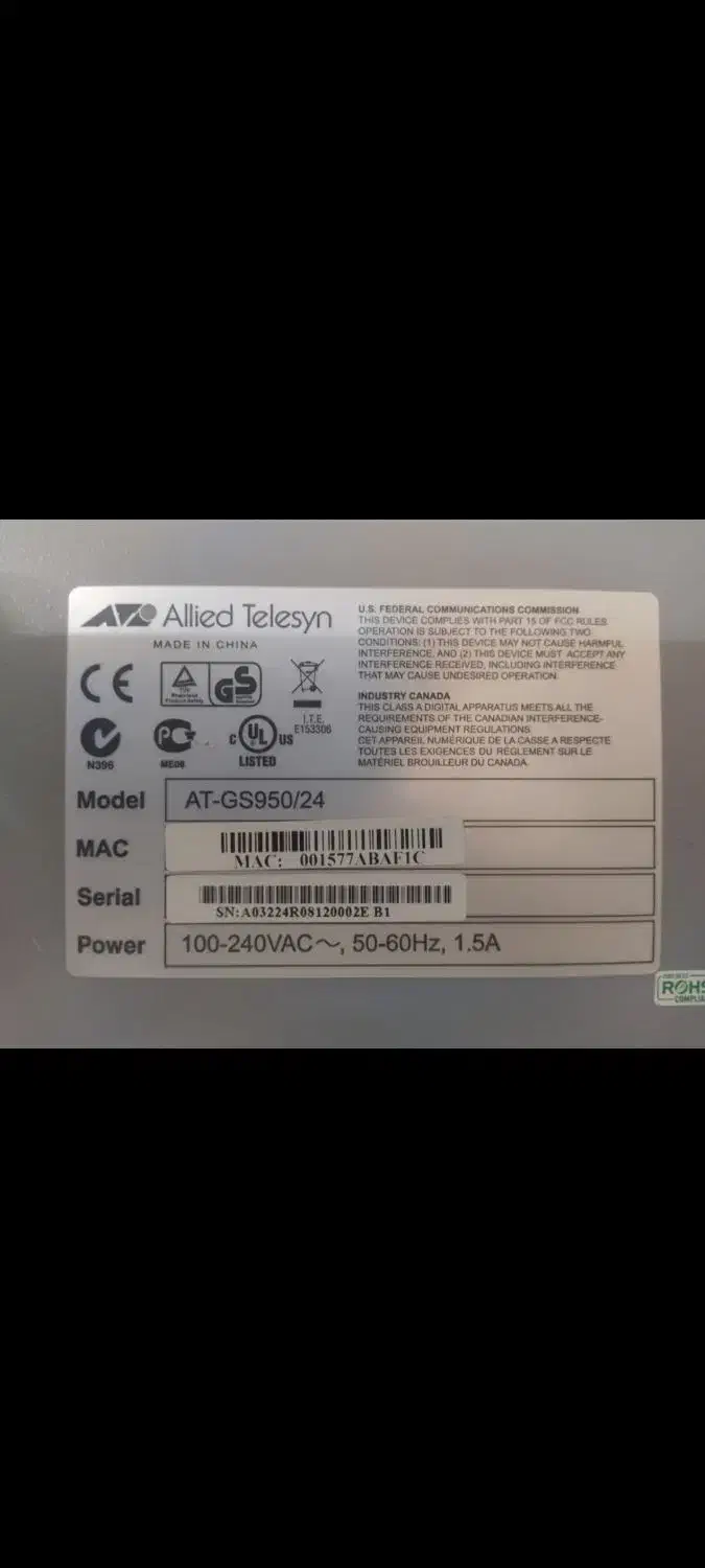 سوئیچ شبکه Allied Telesyn|مودم و تجهیزات شبکه|تهران, نیروی هوایی (پیروزی)|دیوار