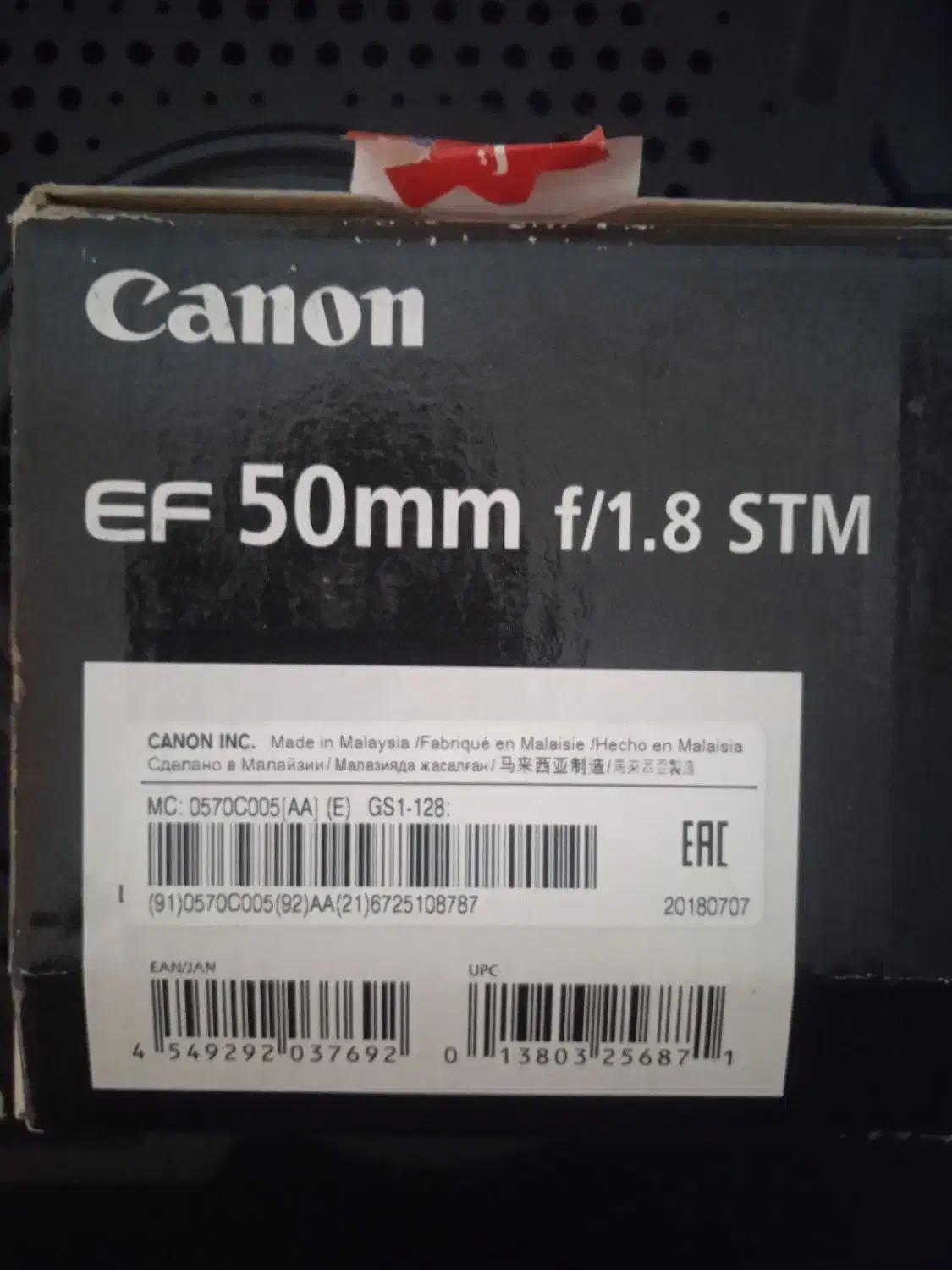 لنز ۵۰ کنون|دوربین عکاسی و فیلم‌برداری|شیراز, شریف‌آباد|دیوار