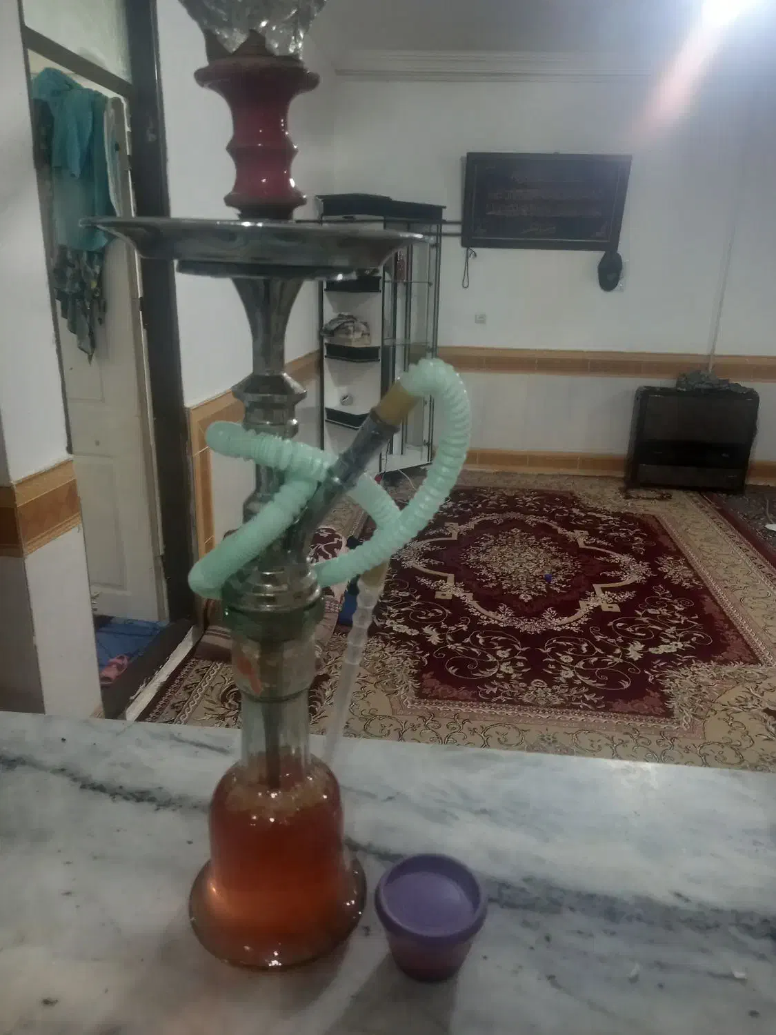 قلیان آجوقلی|صنایع دستی و سایر لوازم تزئینی|قوچان, |دیوار