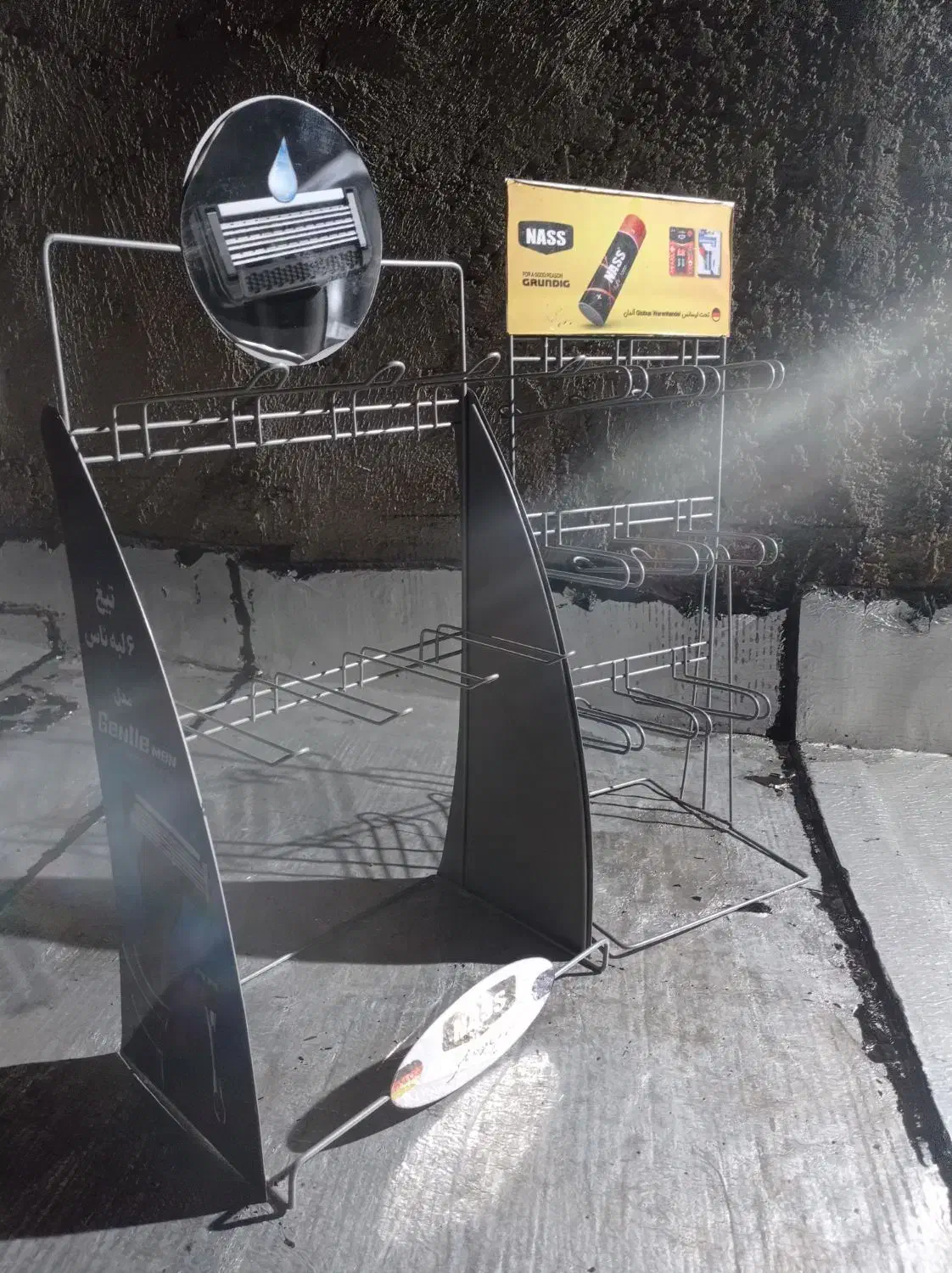 استند فلزی رومیزی ،باتری شیرینگ،چسب زه|فروشگاه و مغازه|تبریز, |دیوار