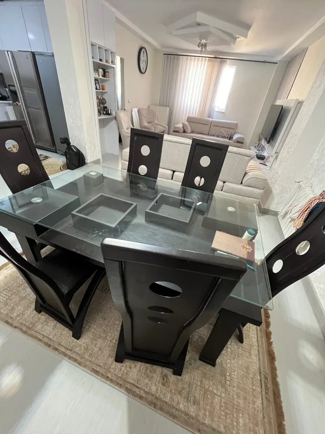 میز ناهار خوری|میز و صندلی غذاخوری|رشت, حسین آباد|دیوار