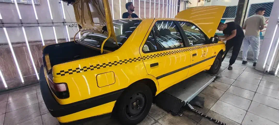 پژو تاکسی بی رنگ|خودرو سواری و وانت|ری, دیلمان|دیوار