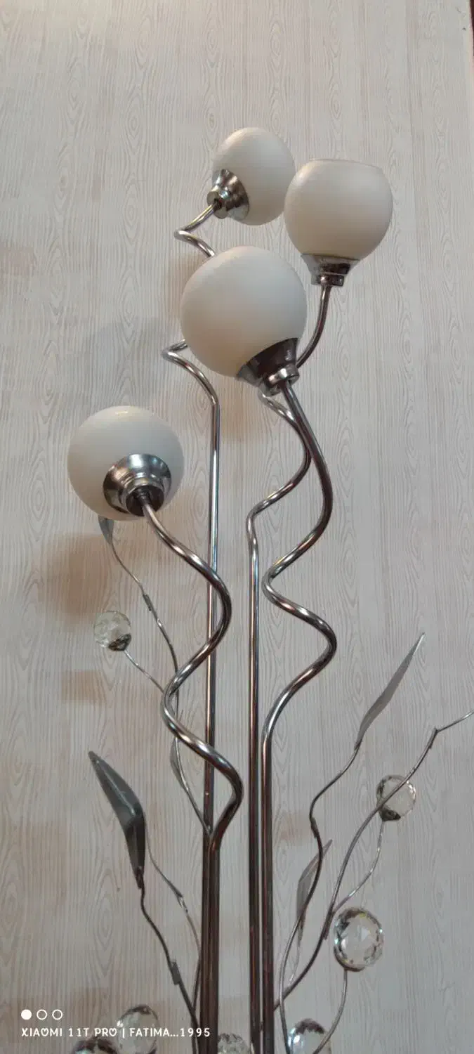 آباژور شبخواب ایستاده استیل|چراغ خواب و آباژور|خمینی‌شهر, |دیوار