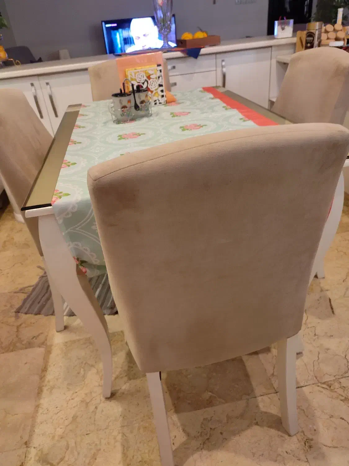 میز ناهار خوری 4نفره|میز و صندلی غذاخوری|تهران, سازمان آب|دیوار