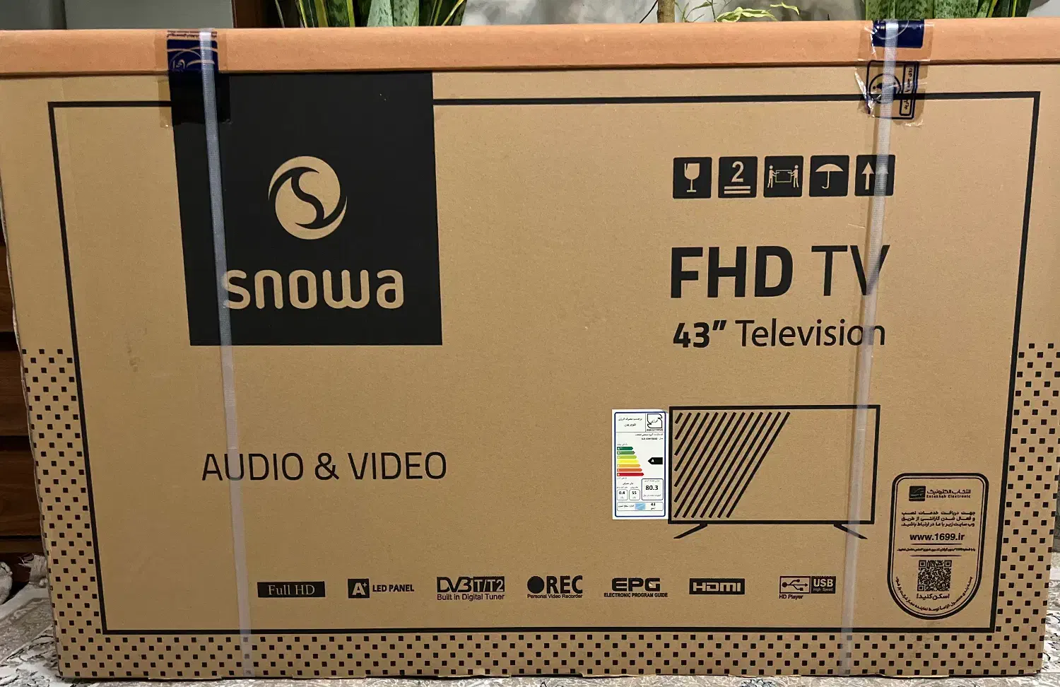 فروش تلویزیون اسنوا 43 اینچ اکبند|تلویزیون و پروژکتور|تهران, چیذر|دیوار