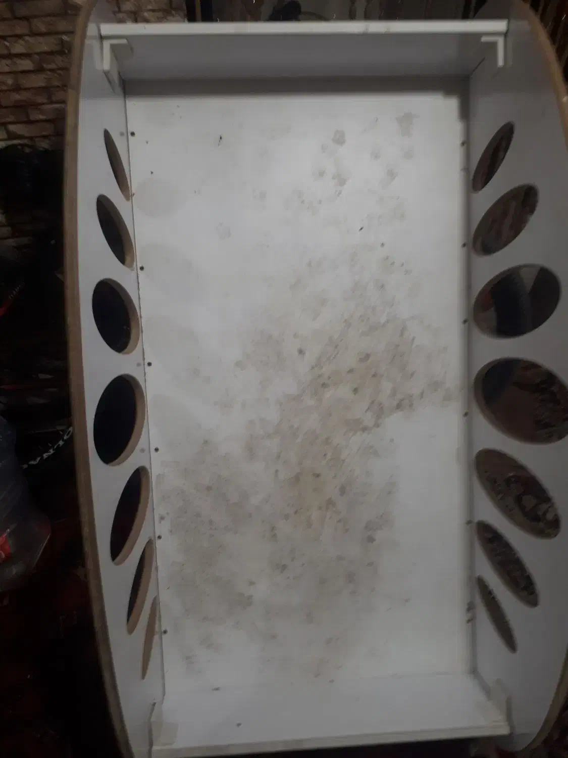 گهواره کودک چوبی کاملا سالم|تخت و صندلی بچه|مشهد, الهیه|دیوار