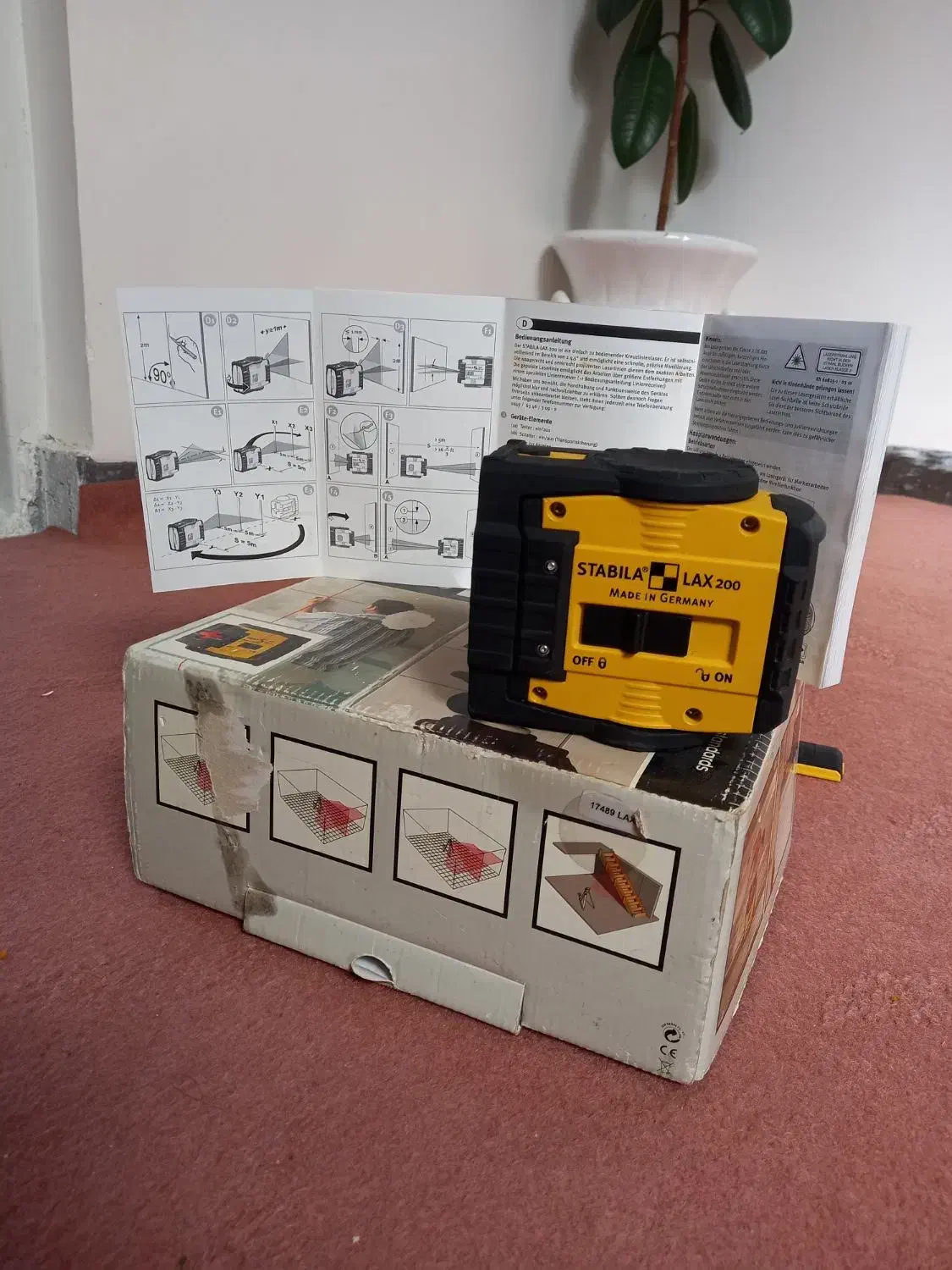 تراز لیزری استابیلا مدلLAX ۲۰۰ اصل آلمان|ابزارآلات|الیگودرز, |دیوار