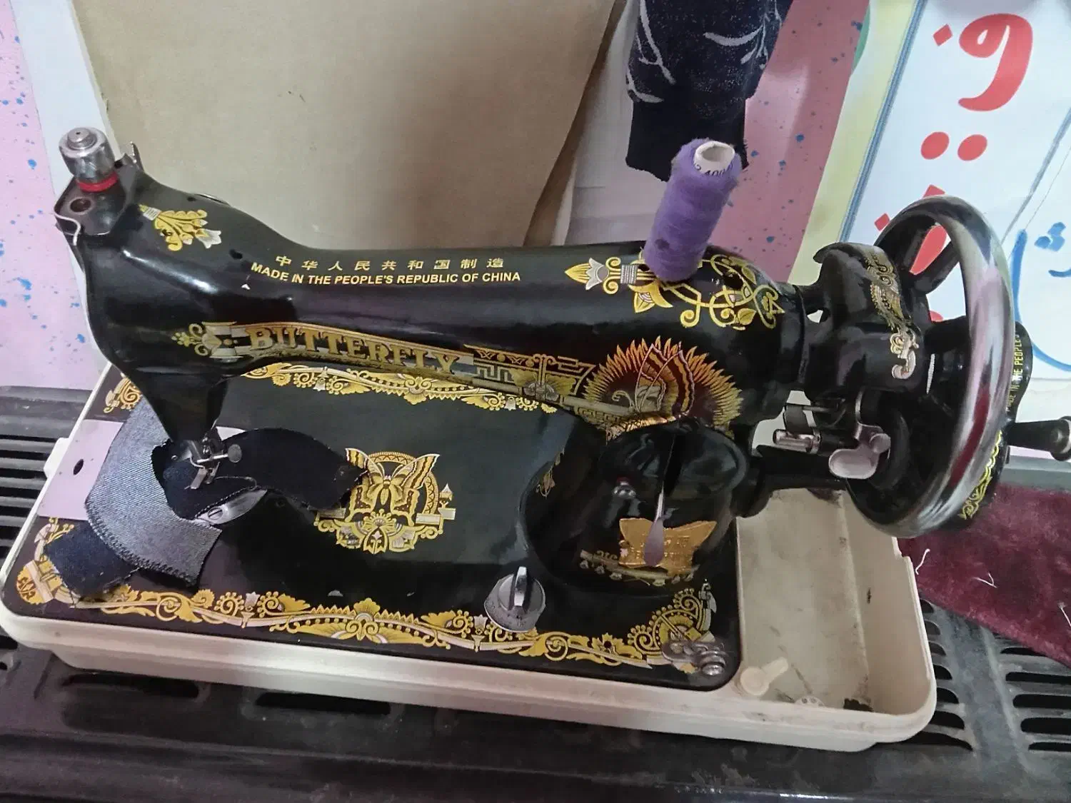 جرح خیاطی|چرخ خیاطی و ریسندگی|اردبیل, |دیوار