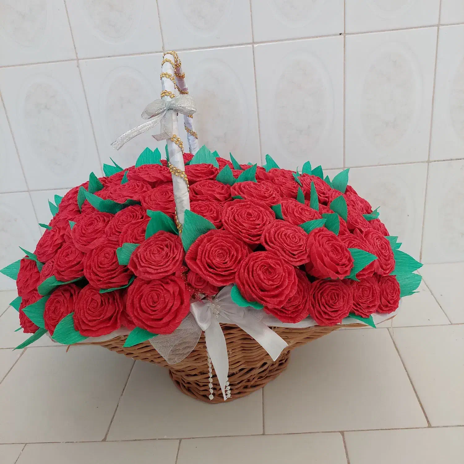 شاخه گل شاباش|گل مصنوعی|آشخانه, |دیوار