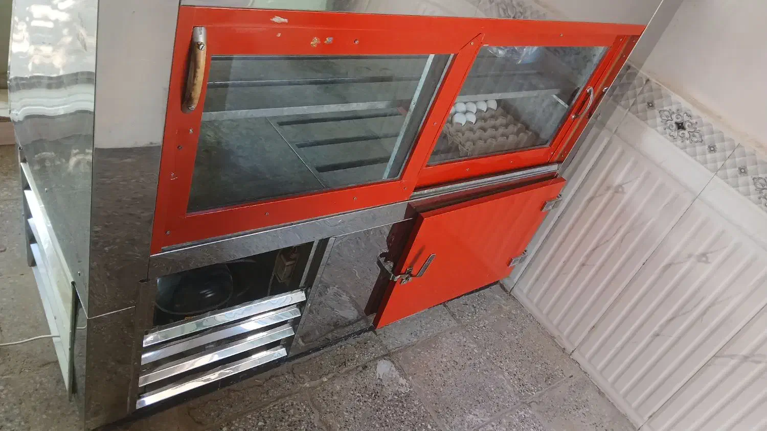 یخچال ویترینی ۲ متری|فروشگاه و مغازه|رومشکان, |دیوار