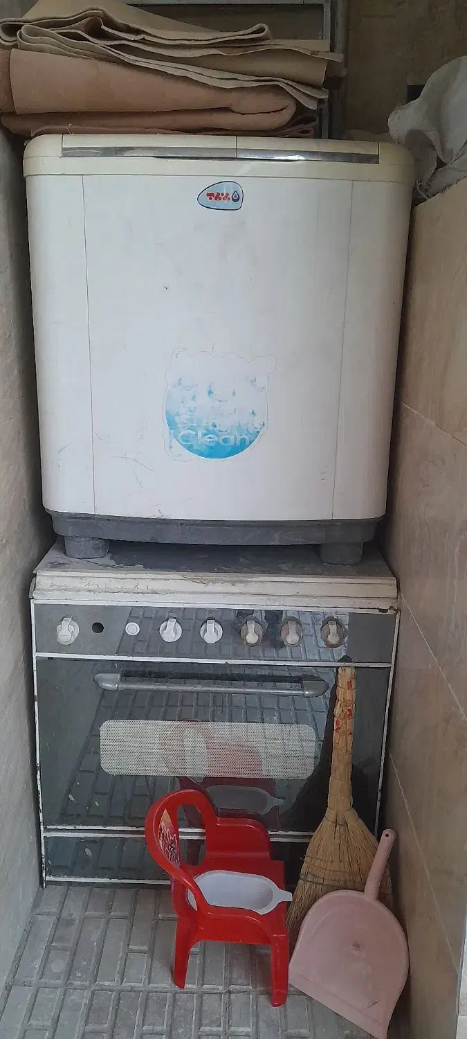 ماشین لباسشویی دوقلو|ماشین لباسشویی و خشککن لباس|بیرجند, |دیوار