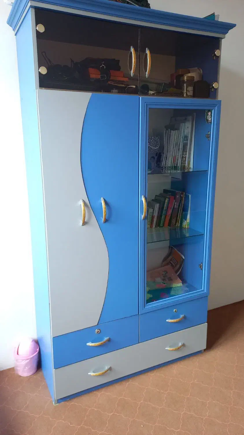 کمد و تخت پسرانه|تخت و سرویس خواب|ویلکیج, |دیوار