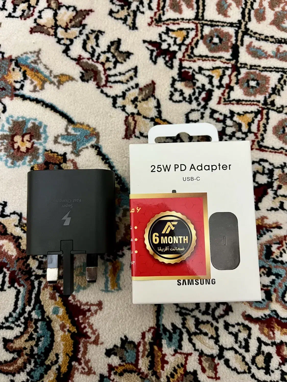 آداپتور اصلی ۲۵ وات سامسونگ|لوازم جانبی موبایل و تبلت|قم, نوقطار|دیوار