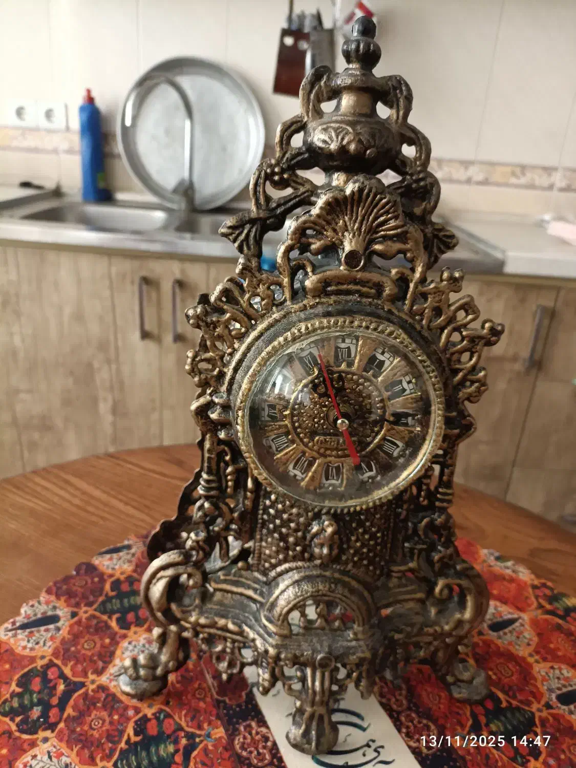 ساعت رو میزی|کلکسیون اشیاء عتیقه|شاهرود, |دیوار