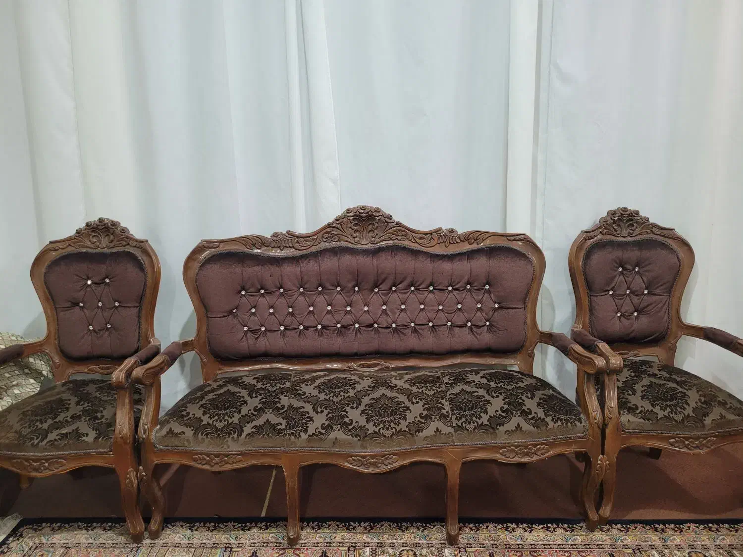 مبل سلطنتی|مبلمان خانگی و میز عسلی|خمینیشهر, |دیوار