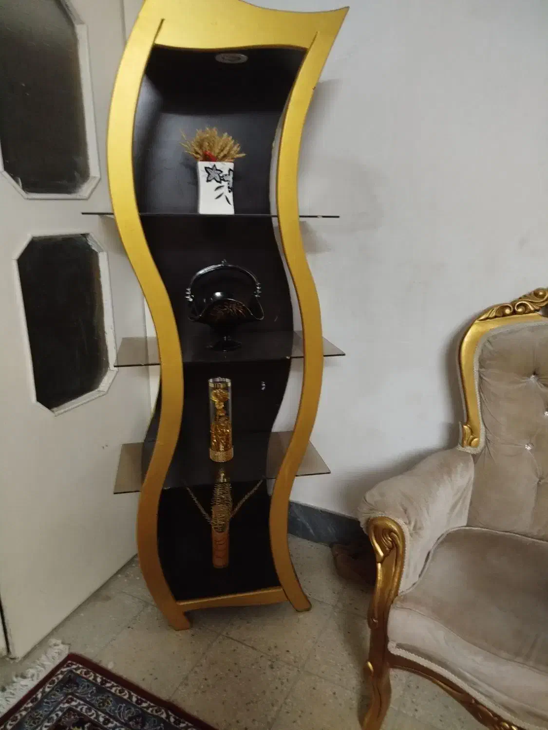 کمد 4 طبقه|کتابخانه، شلف، قفسههای دیواری|قم, شهرک سازمان آب|دیوار