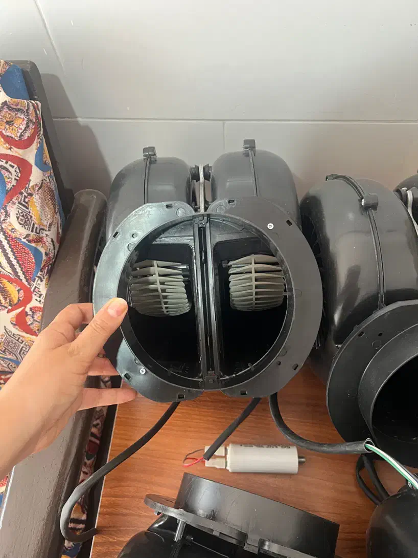 فن حلزونی 2300 خازن 9|پنکه و تصفیهکنندهٔ هوا|رشت, دروازه لاکان|دیوار