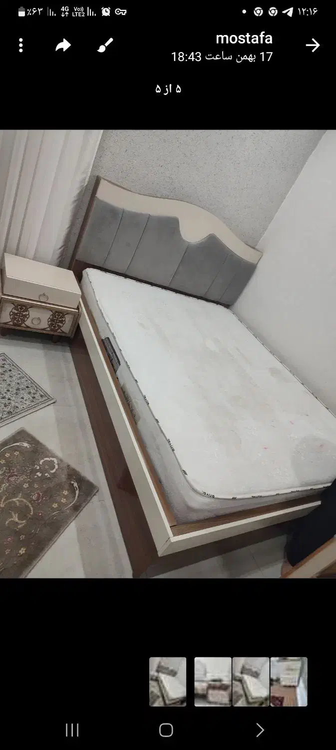 جهیزیه عروس|تخت و سرویس خواب|آق قلا, |دیوار