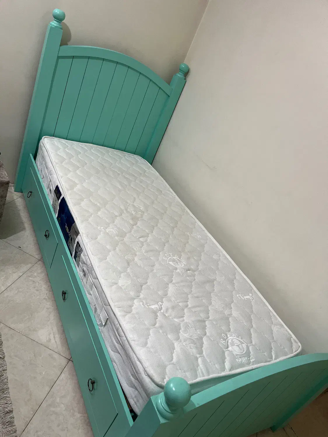 تخت یکنفره با تشک|تخت و سرویس خواب|تهران, سلیمانی|دیوار