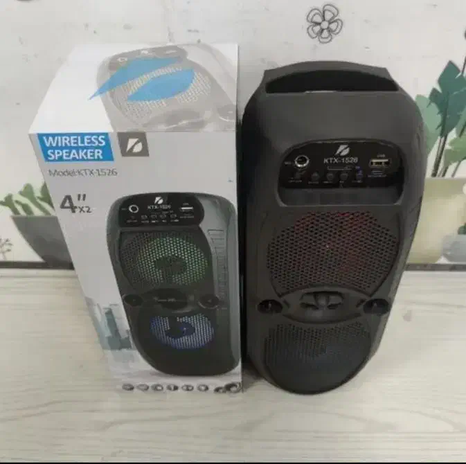 اسپیکر بلوتوثی 8 اینچ دو باند مدل Ktx-1526|پخش‌کننده همراه|شیراز, تحویلی|دیوار