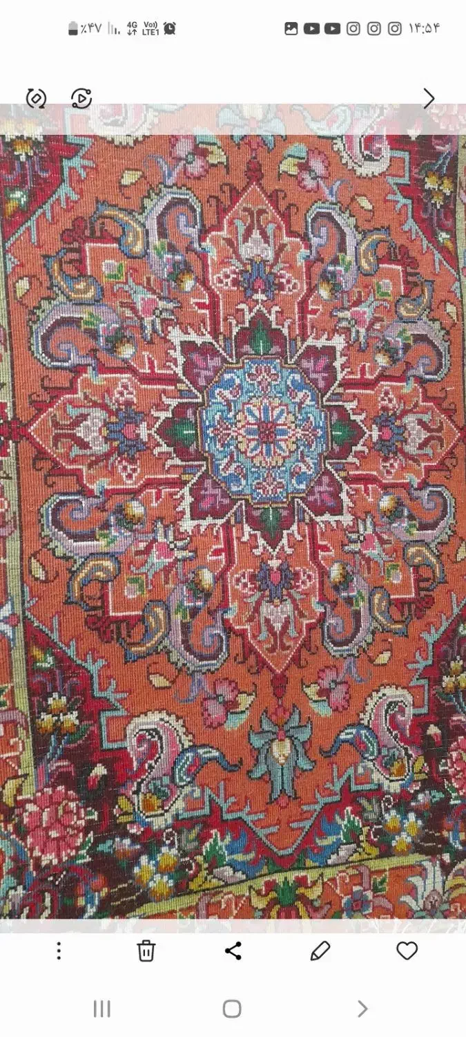 فرش زرنیم|فرش|تبریز, |دیوار