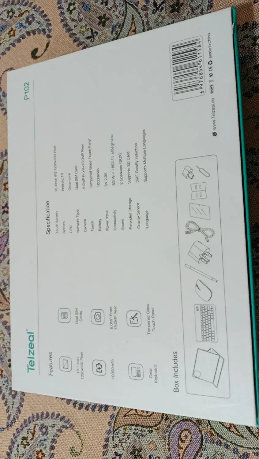 فروش یک عدد تبلت telzeal|تبلت|اشتهارد, |دیوار