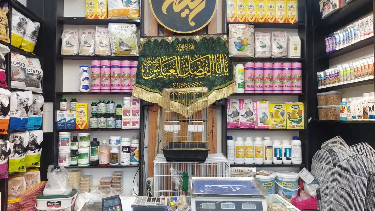 قفس دان اسباب بازی لوازم پرندگان پت شاپ طوطی مارکت|لوازم جانبی حیوانات|قم, زنبیل آباد|دیوار