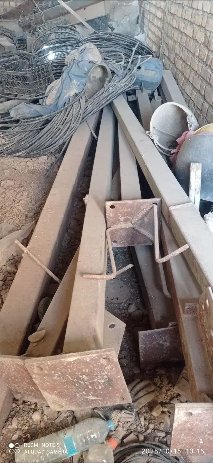 ستون وصفحه بهمراه قوطی نبشی|مصالح و تجهیزات ساختمان|فیروزه, |دیوار