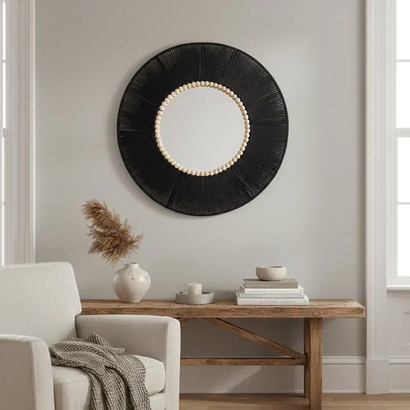 آینه مکرومه|آینه|گرگان, |دیوار