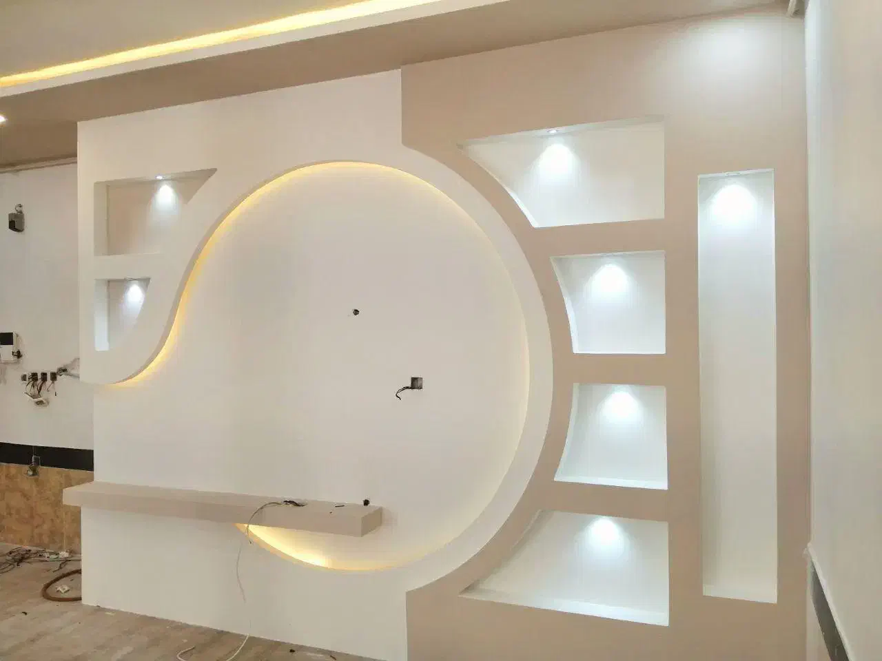 اجرای کناف ایران k+ ، برش لاین نوری و سیم کشی|خدمات پیشه و مهارت|مشهد, وحید|دیوار